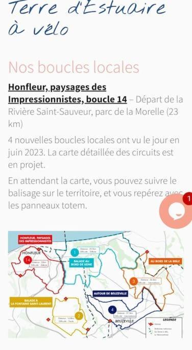 Apartament Bienvenue Chez Vous Honfleur Zewnętrze zdjęcie
