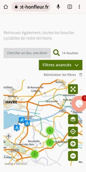 Apartament Bienvenue Chez Vous Honfleur Zewnętrze zdjęcie